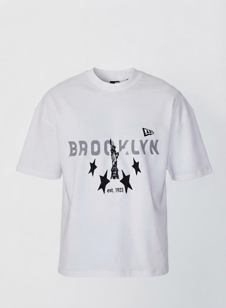 HIGH QUALITY WHITE BROKLYN T-SHIRT T'EES 